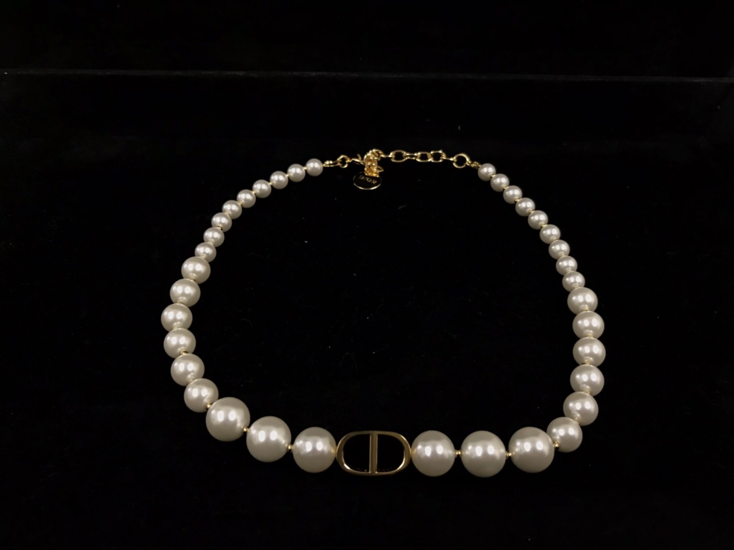 Christian Dior】30 MONTAIGNE メタル&レジンパールチョーカー【買取